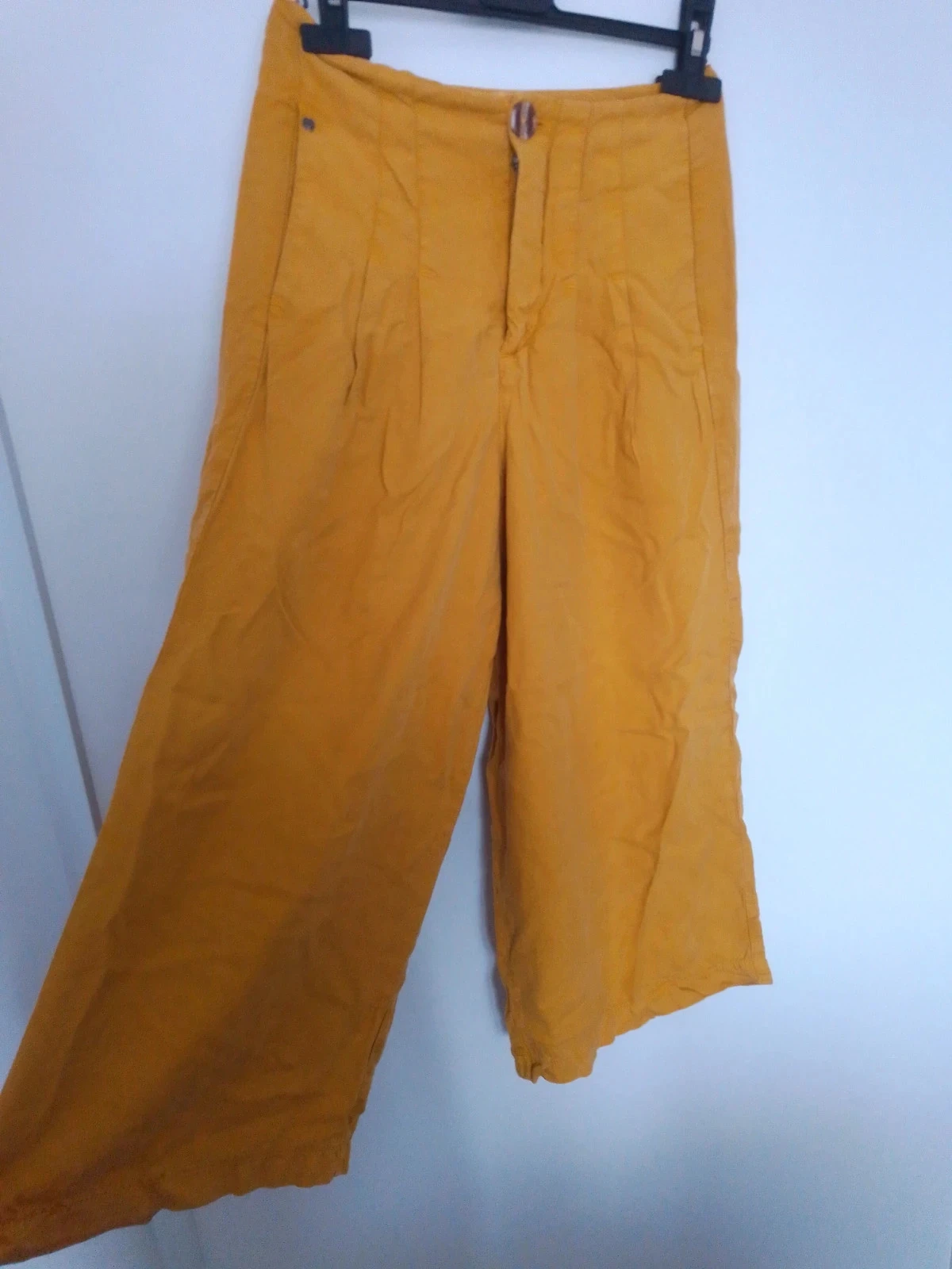 Pantalon large en coton femme 32